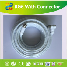 CCTV Cable de alta calidad Rg6u con conector